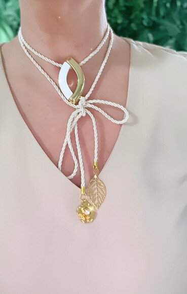 Colar Francisca Off White