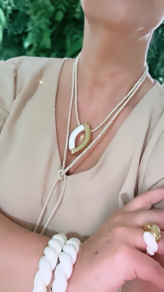Colar Francisca Off White
