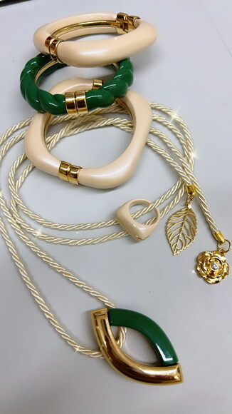 Colar Francisca Verde Floresta