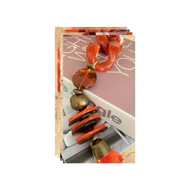 Colar Maxielos Terracota
