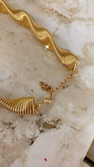 Colar Onda Dourado