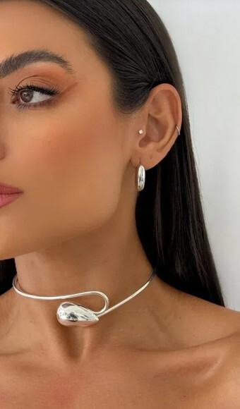Conjunto Choker e Bracelete Império