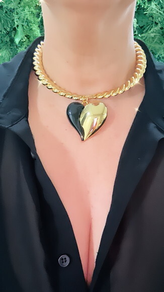 Gargantilha Tereza Gold Black