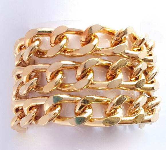 Pulseira Imã Elos Dourados