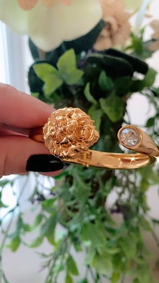 Pulseira Leão Strass