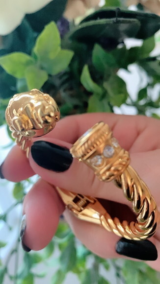 Pulseira Onça Strass