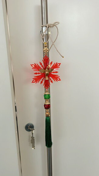 Abraçadeira de Cortina, Enfeite de Porta Viva o Natal