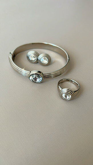 Anel Veneza Mini Silver