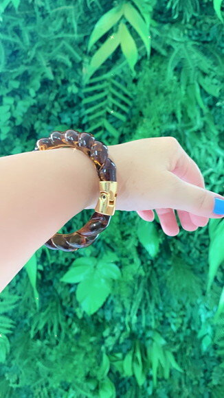 Bracelete Corda Ouro