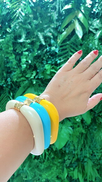 Bracelete Ouro Quadrado