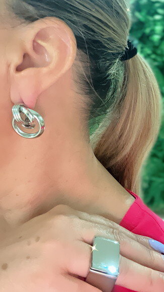 Brinco Fashion Silver
