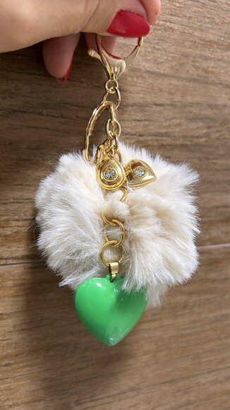 Chaveiro Pompom Verde