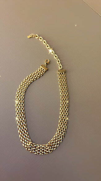 Choker Tramas Gold