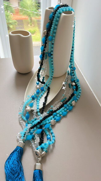 Colar Agatha Blue