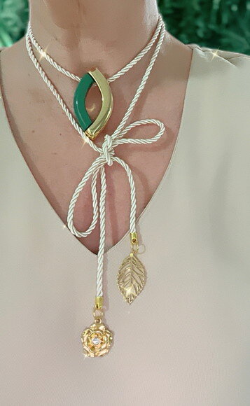 Colar Francisca Verde Floresta