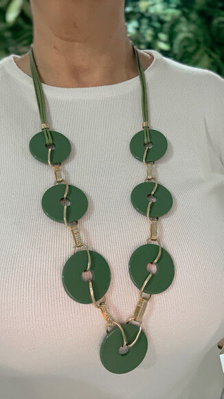 Colar Joy Verde Oliva