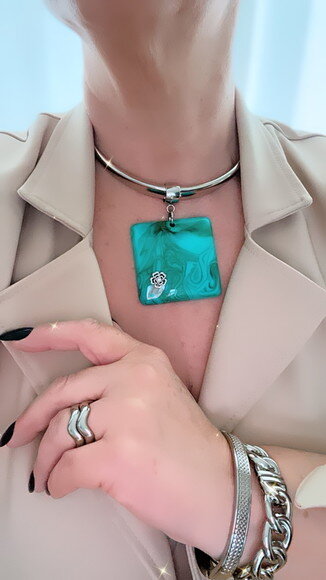 Colar Mary Turquesa
