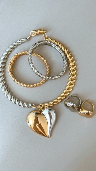 Gargantilha Tereza Gold Silver