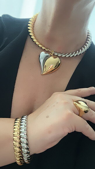 Gargantilha Tereza Gold Silver