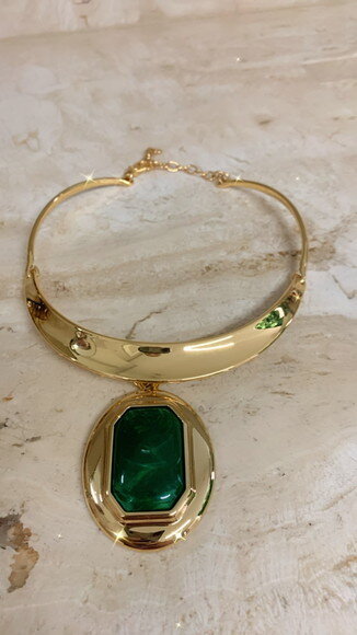 Maxigargantilha Pedra Jade