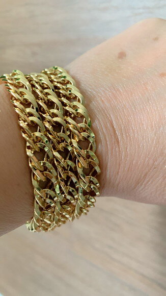 Pulseira Imã Groumet Ouro