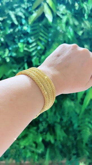 Pulseira Malha Dourada