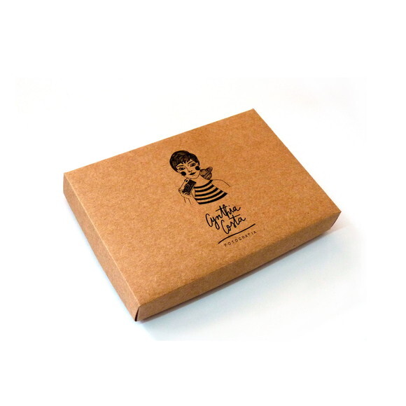 Caixa para Pencard Personalizada Kraft