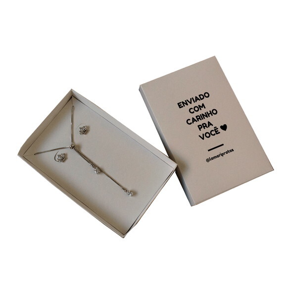 Caixa Personalizada para Brincos e Colar
