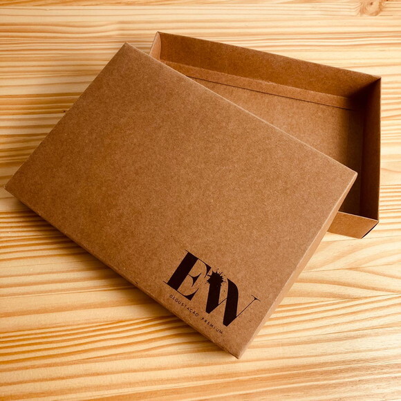 Caixa Tampa Solta 24x17x04cm Kraft