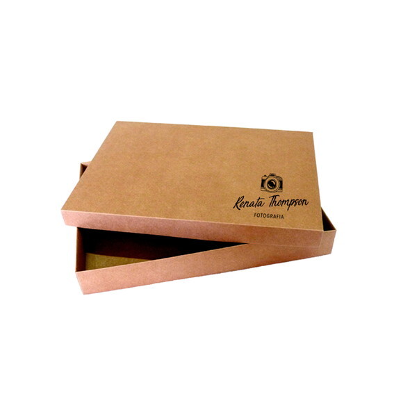 Caixa Tampa Solta Kraft 37x27x5cm Personalizada
