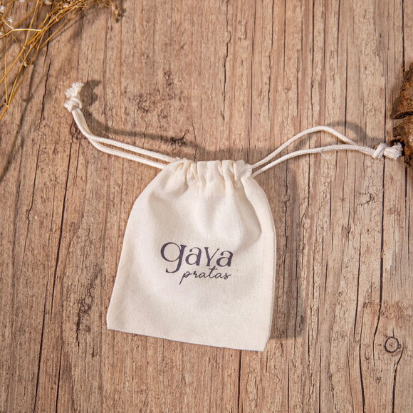 Saco de Algodão Cru Personalizado 10x08cm