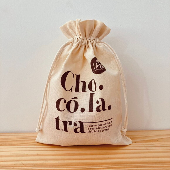 Saco de Algodão Cru Personalizado 15x20cm