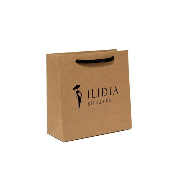Sacola 12x12x5cm Kraft Personalizada