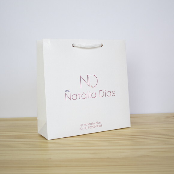 Sacola 15x15x05cm Personalizada