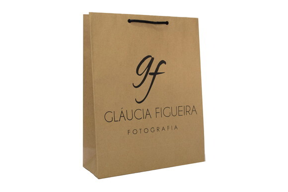 Sacola 30x40x12cm Kraft Personalizada