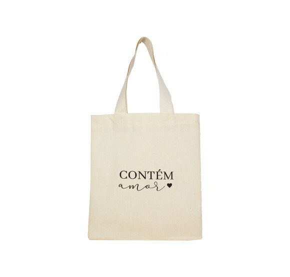 Sacola de Algodão Ecobag Personalizada 25x35cm