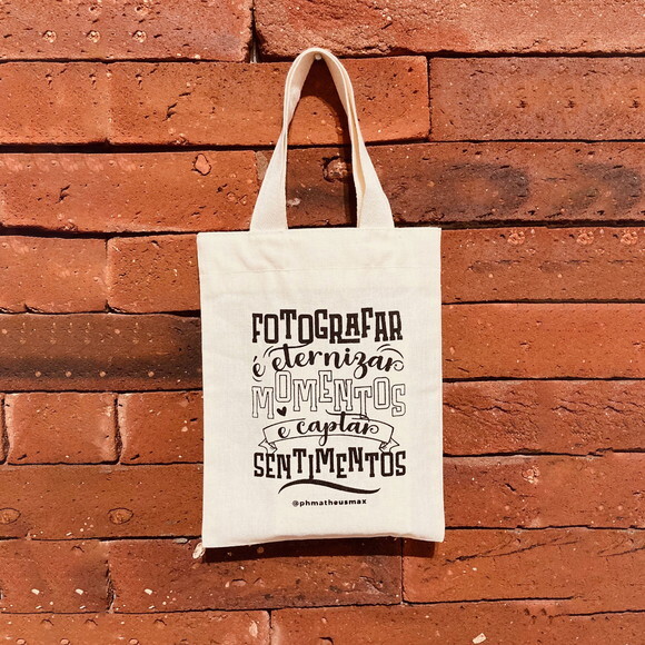 Sacola de Algodão Ecobag Personalizada 20x30cm