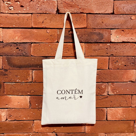 Sacola de Algodão Ecobag Personalizada 25x35cm
