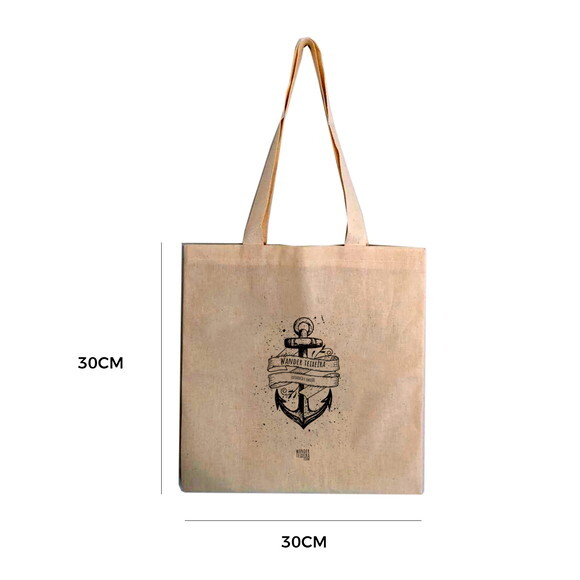 Sacola de Algodão Ecobag Personalizada 30x30cm