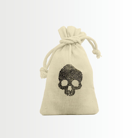 Saquinho de Algodão Cru Personalizado 10x08cm / Borda Dupla