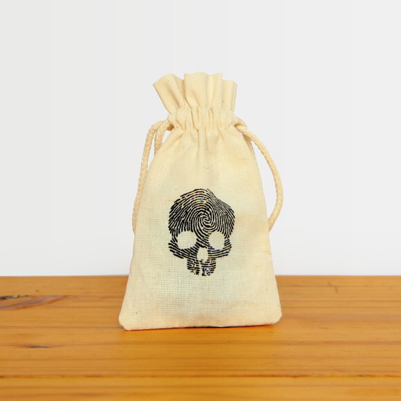 Saquinho de Algodão Cru Personalizado 10x08cm / Borda Dupla