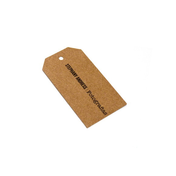 Tag Kraft Chanfro Personalizada