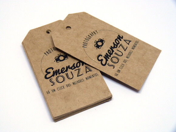 Tag Kraft Chanfro Personalizada