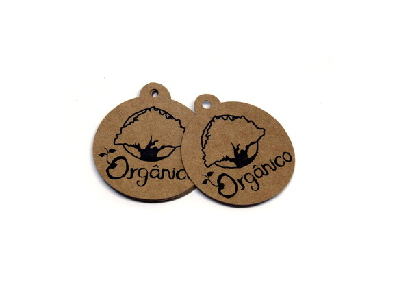 Tag Kraft Redonda Personalizada