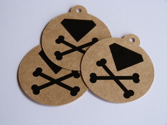 Tag Kraft Redonda Personalizada