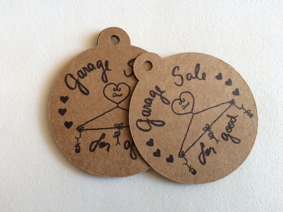 Tag Kraft Redonda Personalizada