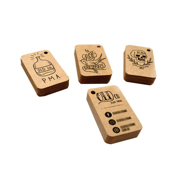 Tag Kraft Retangular 05x03cm Personalizada