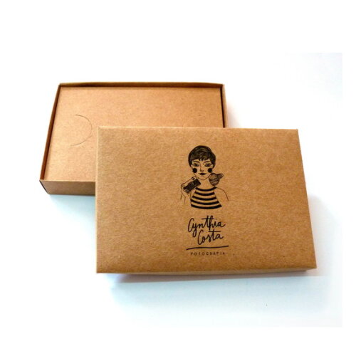 Caixa para Pencard Personalizada Kraft