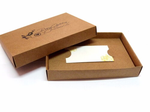 Caixa Personalizada para Pencard e Fotos 10x15 Kraft