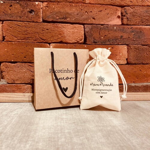 Kit Embalagens Sacola e Saquinho